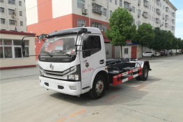 （8方）國(guó)六東風(fēng)大多利卡勾臂式垃圾車(chē)